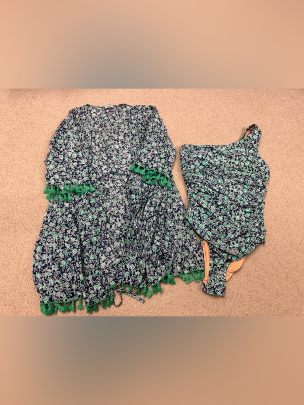 J. Crew Factory One-Piece with Matching Cover-Up